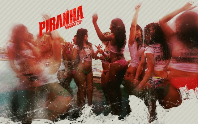Piranha 3D. Desktop wallpaper