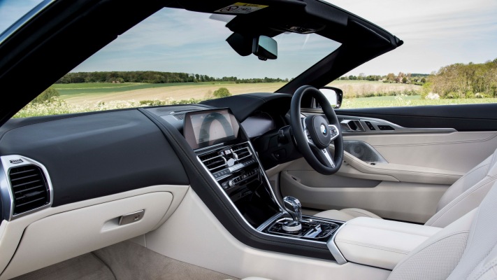 BMW 840d xDrive Convertible UK Version 2019. Desktop wallpaper