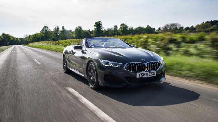 BMW 840d xDrive Convertible UK Version 2019. Desktop wallpaper