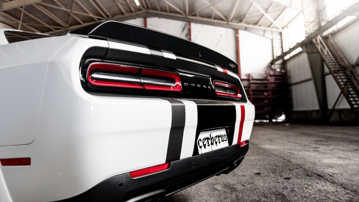 Dodge Challenger SRT Hellcat Cerberus GeigerCars 2019. Desktop wallpaper
