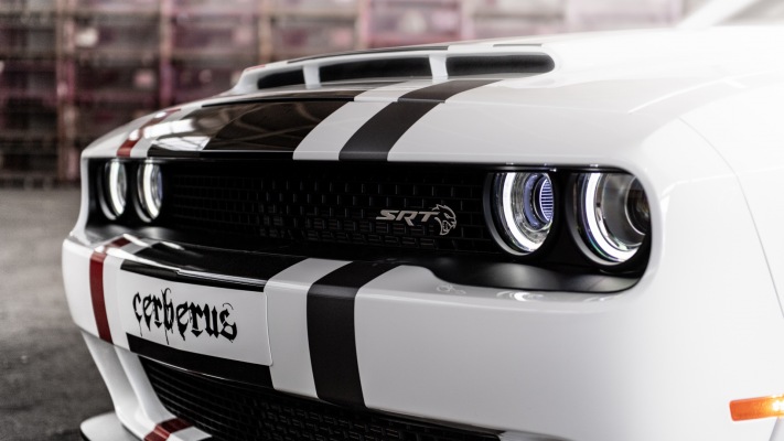 Dodge Challenger SRT Hellcat Cerberus GeigerCars 2019. Desktop wallpaper