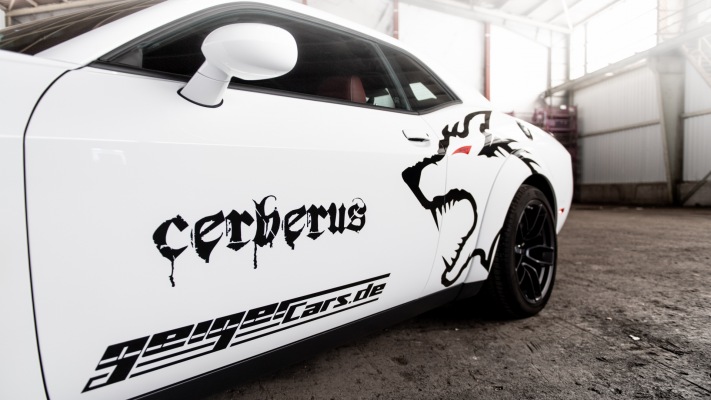 Dodge Challenger SRT Hellcat Cerberus GeigerCars 2019. Desktop wallpaper