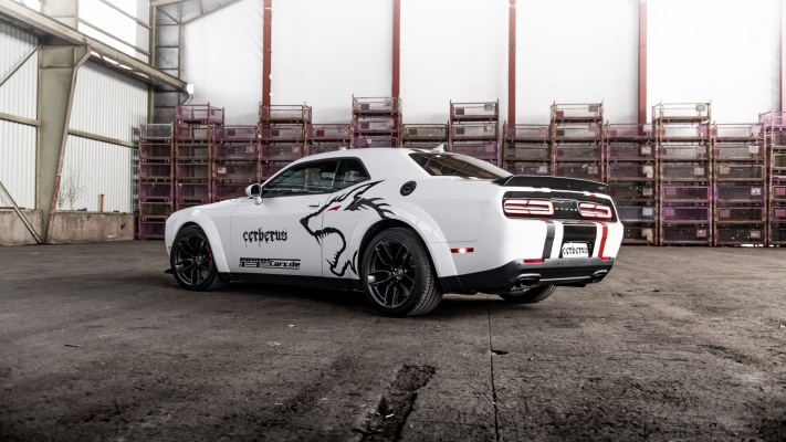 Dodge Challenger SRT Hellcat Cerberus GeigerCars 2019. Desktop wallpaper