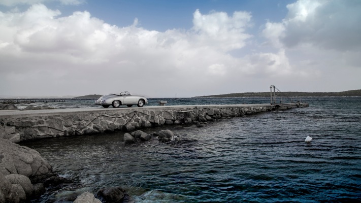 Porsche 356A 1600 S Speedster 1957. Desktop wallpaper