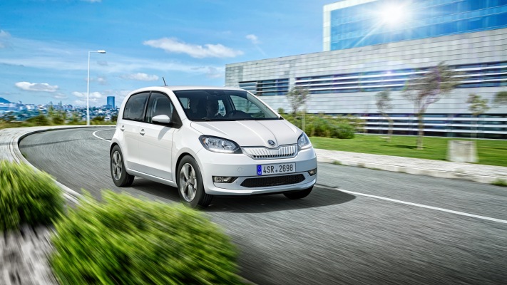 Skoda Citigo-e iV 2020. Desktop wallpaper