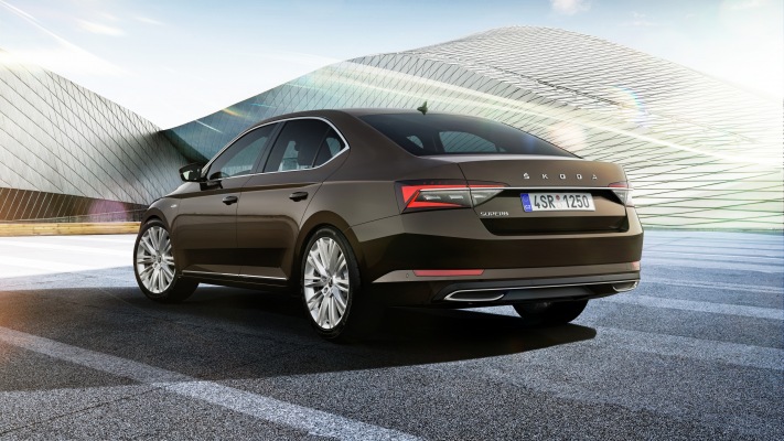 Skoda Superb 2020. Desktop wallpaper