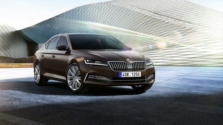 Skoda Superb 2020. Desktop wallpaper