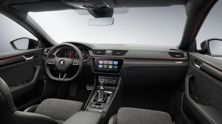 Skoda Superb Combi Sportline 2020. Desktop wallpaper