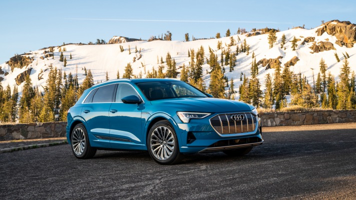 Audi e-tron USA Version 2019. Desktop wallpaper
