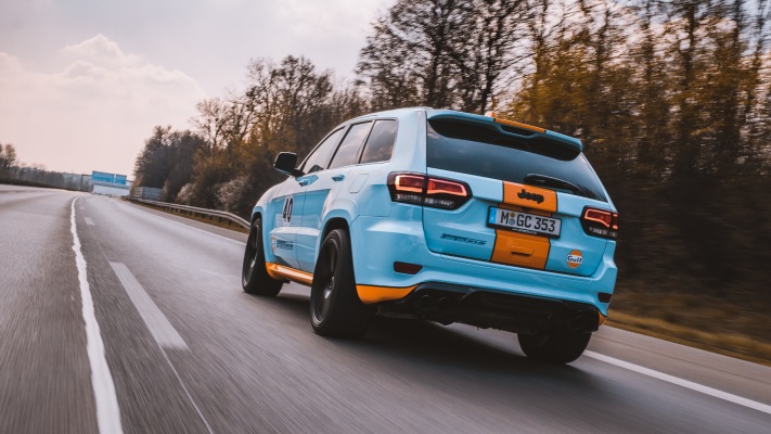 Jeep Grand Cherokee Trackhawk Gulf 40 2019. Desktop wallpaper