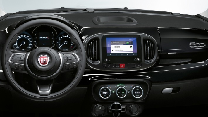 Fiat 500L Cross Mirror 2019. Desktop wallpaper
