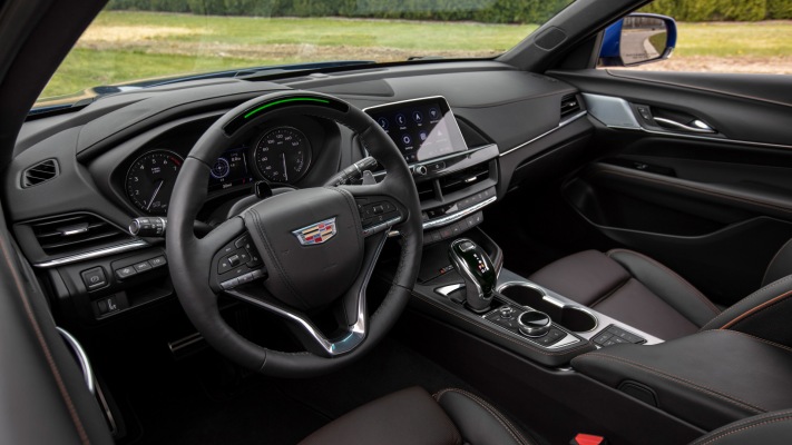 Cadillac CT4-V 2020. Desktop wallpaper