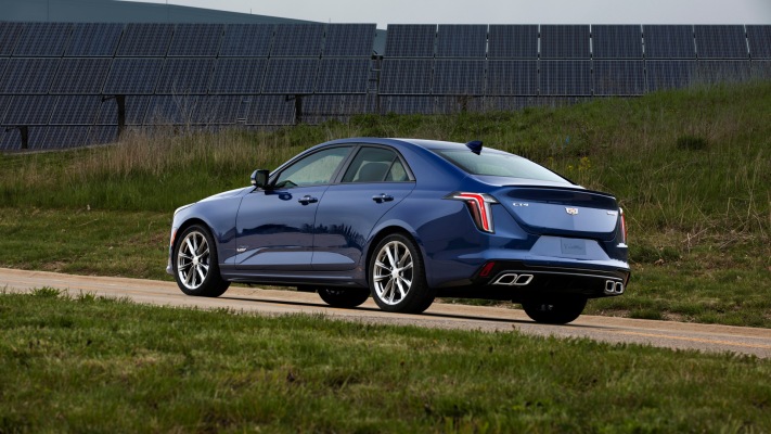 Cadillac CT4-V 2020. Desktop wallpaper