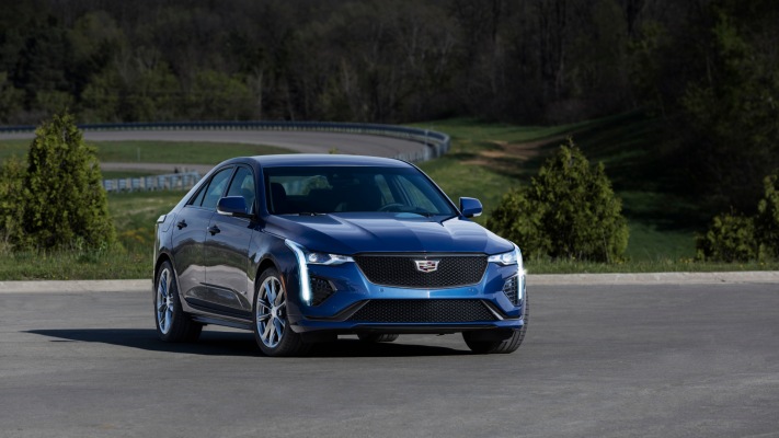 Cadillac CT4-V 2020. Desktop wallpaper
