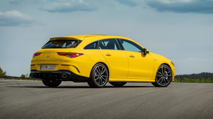 Mercedes-AMG CLA 35 4MATIC Shooting Brake 2019. Desktop wallpaper