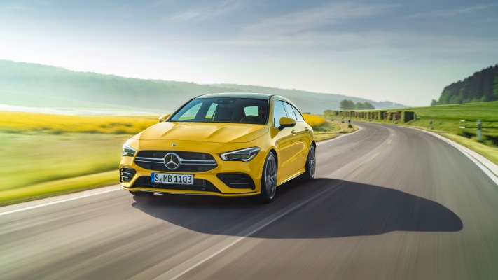 Mercedes-AMG CLA 35 4MATIC Shooting Brake 2019. Desktop wallpaper