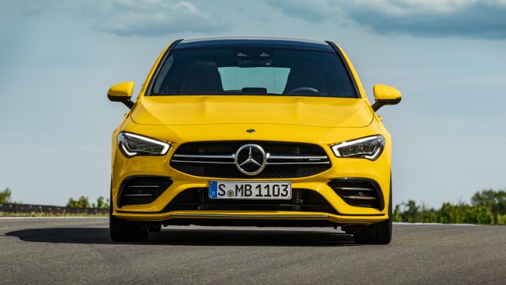 Mercedes-AMG CLA 35 4MATIC Shooting Brake 2019. Desktop wallpaper