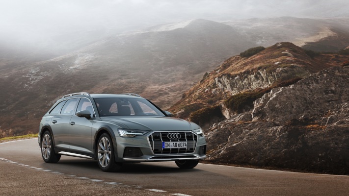 Audi A6 allroad quattro 2019. Desktop wallpaper