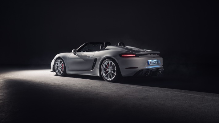 Porsche 718 Spyder 2019. Desktop wallpaper