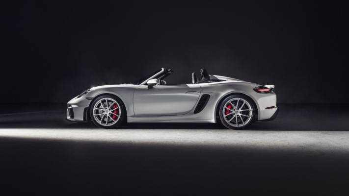Porsche 718 Spyder 2019. Desktop wallpaper