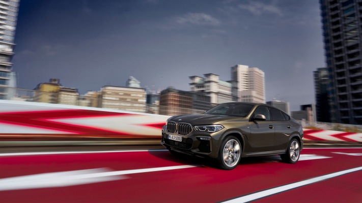 BMW X6 M50i 2019. Desktop wallpaper