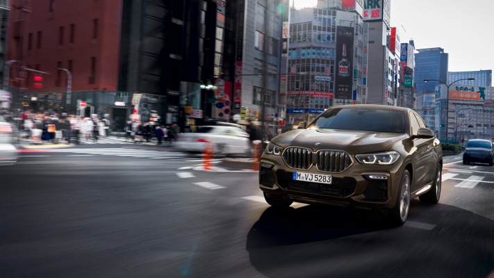 BMW X6 M50i 2019. Desktop wallpaper