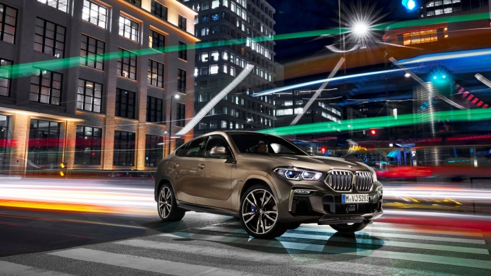 BMW X6 M50i 2019. Desktop wallpaper