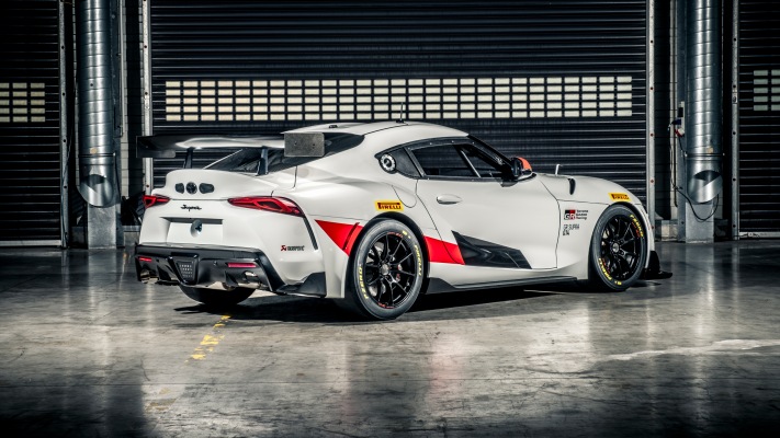 Toyota GR Supra GT4 2020. Desktop wallpaper