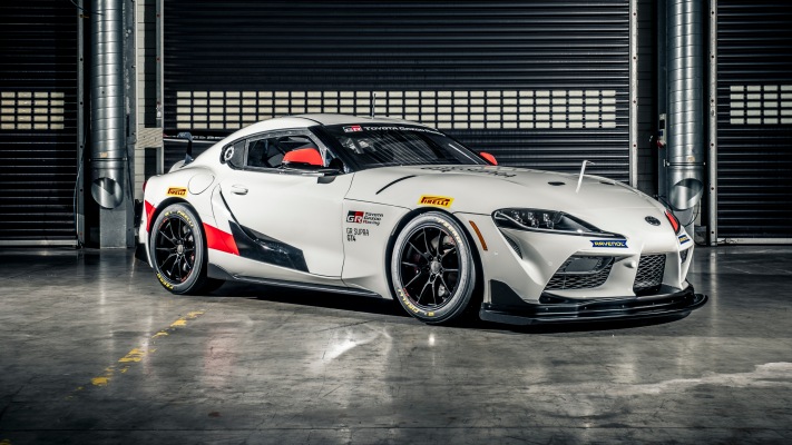 Toyota GR Supra GT4 2020. Desktop wallpaper