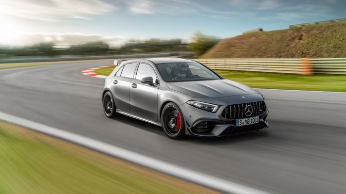 Mercedes-AMG A 45 S 4MATIC+ 2019. Desktop wallpaper