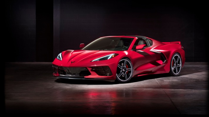 Chevrolet Corvette Stingray 2020. Desktop wallpaper