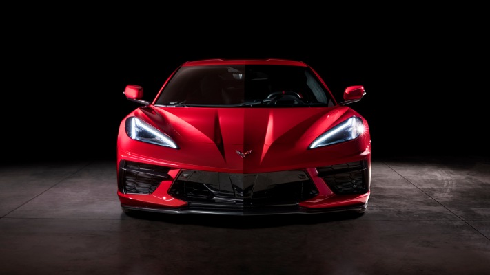 Chevrolet Corvette Stingray 2020. Desktop wallpaper