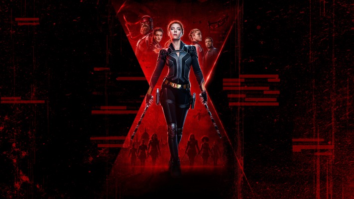 Black Widow. Desktop wallpaper