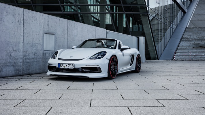 Porsche 718 Boxster TechArt 2019. Desktop wallpaper