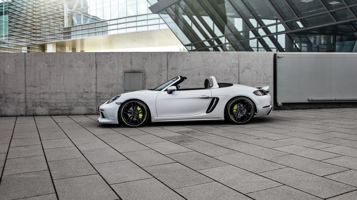 Porsche 718 Boxster TechArt 2019. Desktop wallpaper