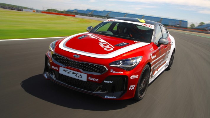 Kia Stinger GT420 2019. Desktop wallpaper