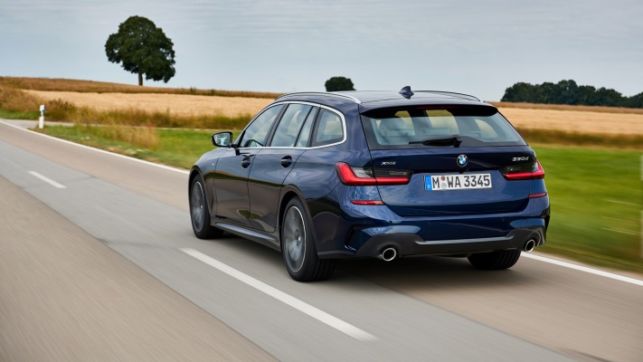 BMW 330d xDrive Touring 2020. Desktop wallpaper