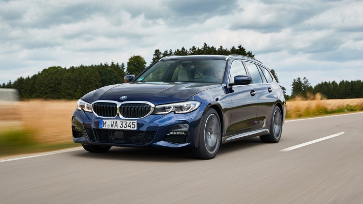 BMW 330d xDrive Touring 2020. Desktop wallpaper