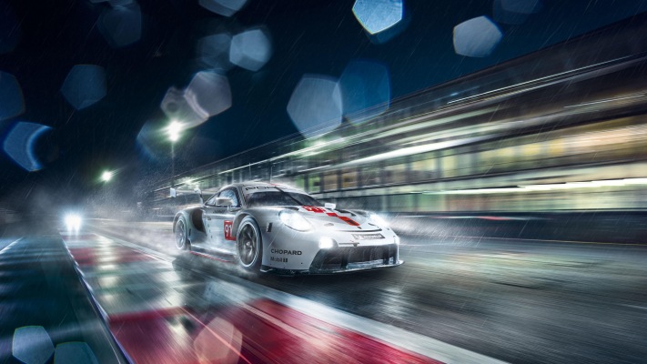Porsche 911 RSR 2020. Desktop wallpaper