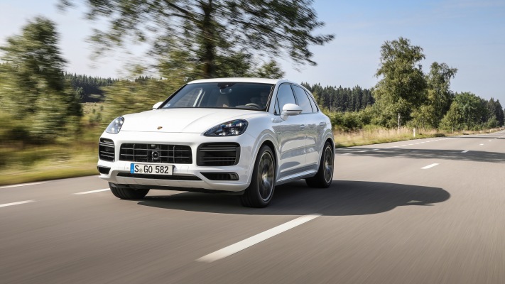 Porsche Cayenne Turbo S E-Hybrid 2020. Desktop wallpaper