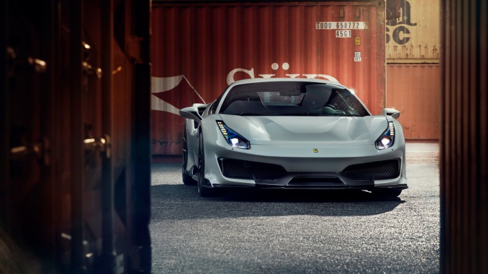 Ferrari 488 Pista Novitec 2019. Desktop wallpaper