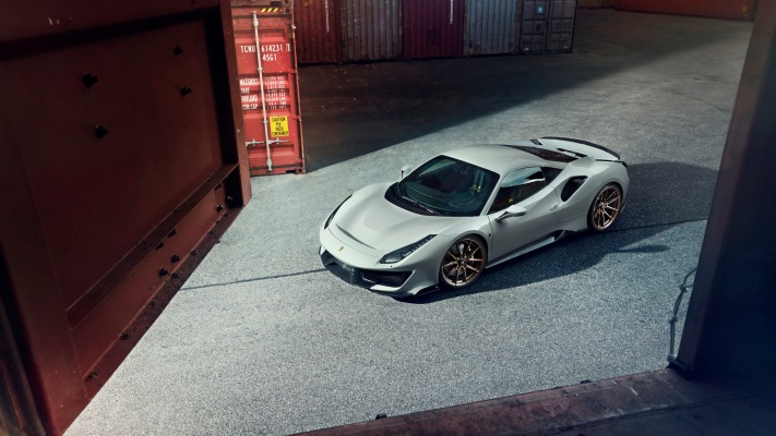 Ferrari 488 Pista Novitec 2019. Desktop wallpaper