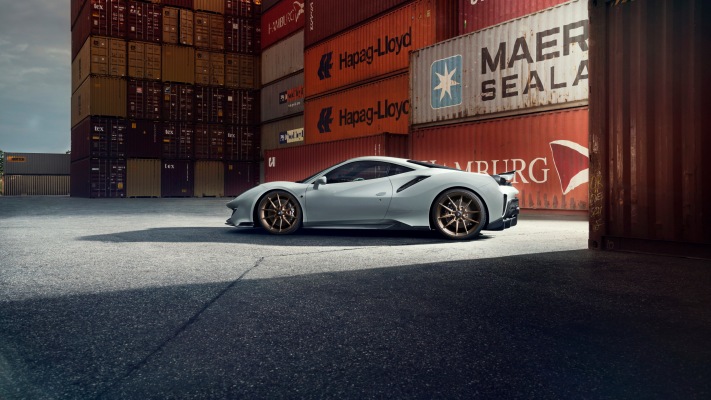 Ferrari 488 Pista Novitec 2019. Desktop wallpaper