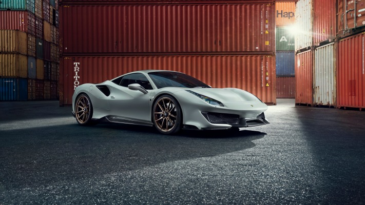 Ferrari 488 Pista Novitec 2019. Desktop wallpaper