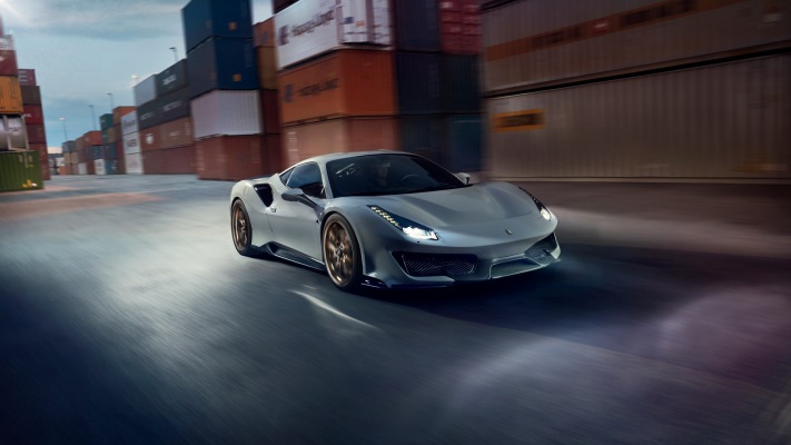 Ferrari 488 Pista Novitec 2019. Desktop wallpaper