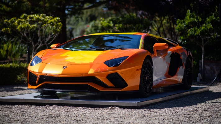 Lamborghini Aventador S Skyler Grey 2019. Desktop wallpaper