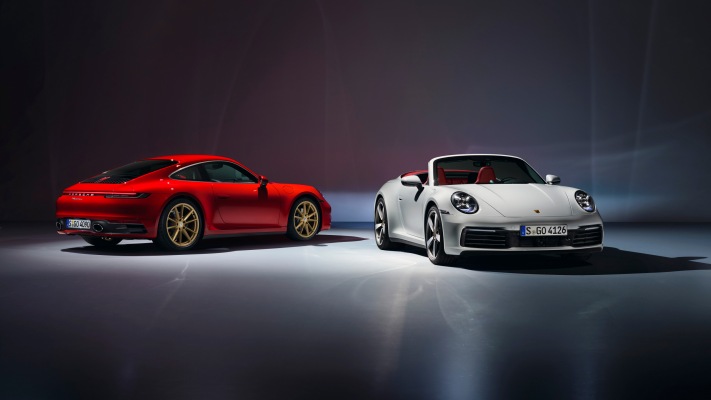 Porsche 911 Carrera Cabriolet 2019. Desktop wallpaper