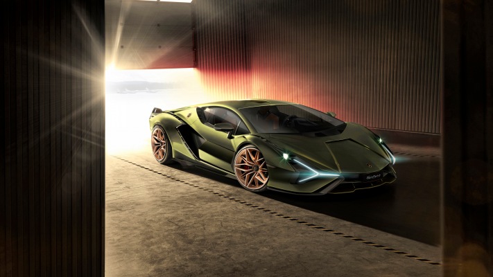 Lamborghini Sián 2020. Desktop wallpaper