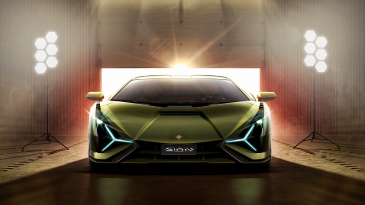 Lamborghini Sián 2020. Desktop wallpaper