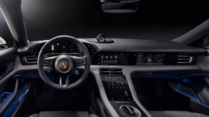 Porsche Taycan Turbo S 2020. Desktop wallpaper